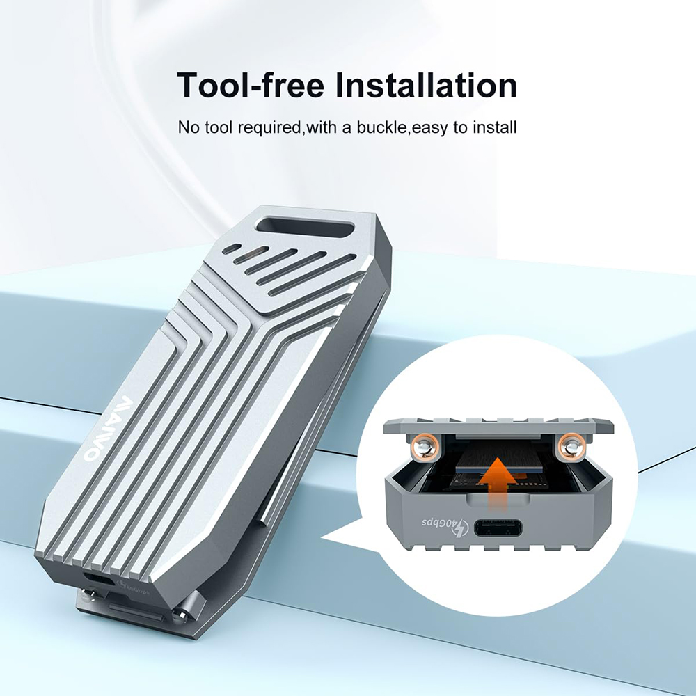 MAIWO 40Gbps NVMe M.2 SSD Encl - 8Tb M2 Nvme Ssd recension och pris
